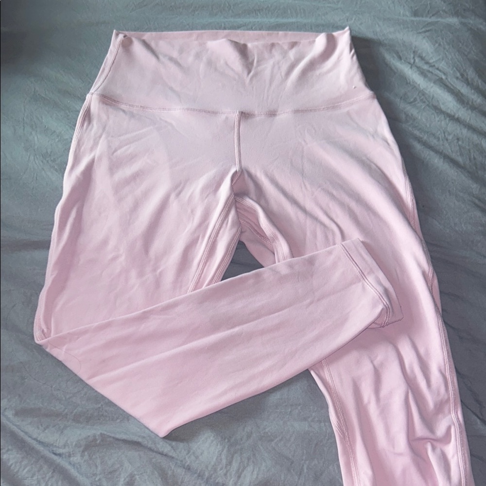 Lululemon Light Pink High-Waisted Leggings